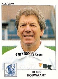 Sticker Henk Houwaart - Football Belgium 2000-2001 - Panini