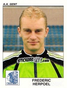 Sticker Frederic Herpoel - Football Belgium 2000-2001 - Panini