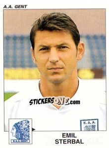 Sticker Emil Sterbal - Football Belgium 2000-2001 - Panini