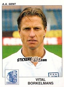 Figurina Vital Borkelmans - Football Belgium 2000-2001 - Panini