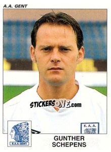 Sticker Gunther Schepens - Football Belgium 2000-2001 - Panini
