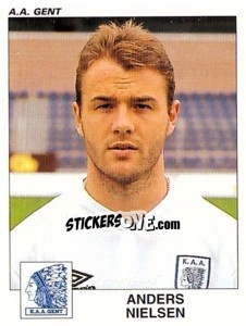 Sticker Anders Nielsen - Football Belgium 2000-2001 - Panini
