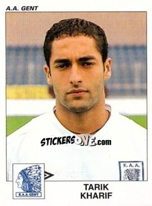 Sticker Tarik Kharif - Football Belgium 2000-2001 - Panini