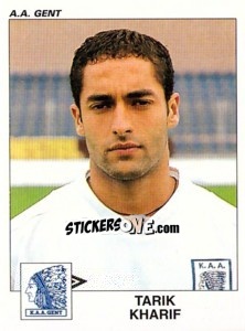 Sticker Tarik Kharif - Football Belgium 2000-2001 n. 166 - Panini