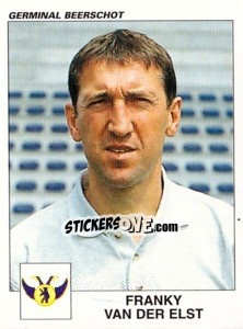 Sticker Franky van der Elst - Football Belgium 2000-2001 - Panini