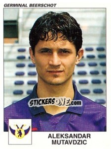 Sticker Aleksandar Mutavdzic - Football Belgium 2000-2001 - Panini