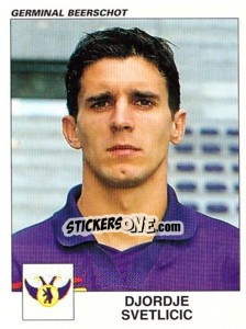 Sticker Djordje Svetlicic - Football Belgium 2000-2001 - Panini