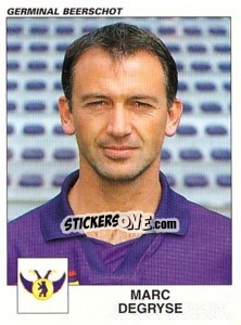Sticker Marc Degryse - Football Belgium 2000-2001 - Panini