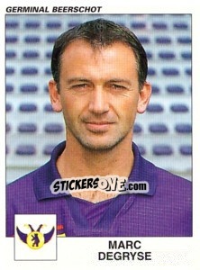 Sticker Marc Degryse - Football Belgium 2000-2001 n. 181 - Panini