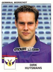 Sticker Dirk Huysmans - Football Belgium 2000-2001 - Panini