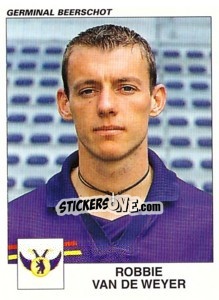 Sticker Robbie Van De Weyer - Football Belgium 2000-2001 n. 185 - Panini