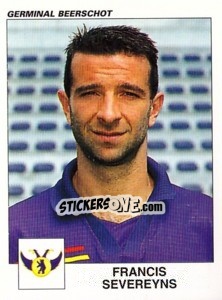 Sticker Francis Severeyns - Football Belgium 2000-2001 - Panini
