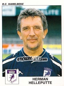 Figurina Herman Helleputte - Football Belgium 2000-2001 - Panini