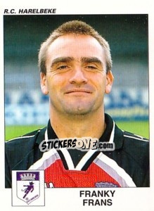Sticker Franky Frans - Football Belgium 2000-2001 n. 190 - Panini