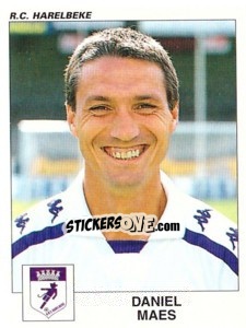 Sticker Daniel Maes - Football Belgium 2000-2001 - Panini