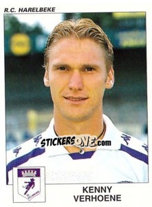 Sticker Kenny Verhoene - Football Belgium 2000-2001 - Panini