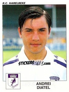 Sticker Andrei Diatel - Football Belgium 2000-2001 - Panini