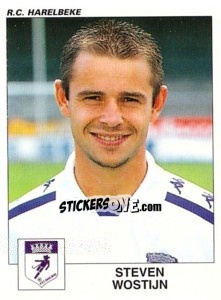 Sticker Steven Wostijn - Football Belgium 2000-2001 n. 203 - Panini