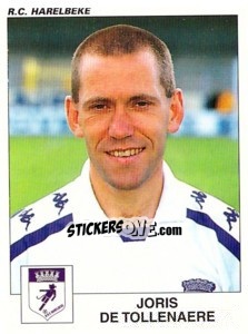 Figurina Joris De Tollenaere - Football Belgium 2000-2001 n. 205 - Panini