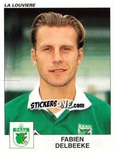 Sticker Fabien Delbeeke - Football Belgium 2000-2001 - Panini