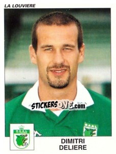 Cromo Dimitri Deliere - Football Belgium 2000-2001 - Panini