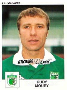 Sticker Rudy Moury - Football Belgium 2000-2001 - Panini