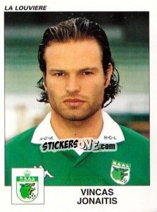 Sticker Vincas Jonaitis - Football Belgium 2000-2001 - Panini