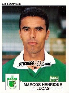 Figurina Marcos Henrique Lucas - Football Belgium 2000-2001 - Panini
