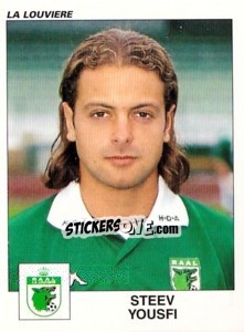 Sticker Steev Yousfi - Football Belgium 2000-2001 - Panini