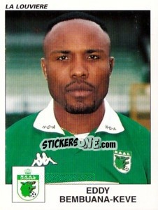 Sticker Eddy Bembuana-Keve - Football Belgium 2000-2001 - Panini