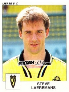 Figurina Steve Laeremans - Football Belgium 2000-2001 - Panini