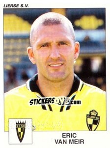 Sticker Eric van Meir - Football Belgium 2000-2001 - Panini