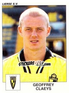 Sticker Geoffrey Claeys - Football Belgium 2000-2001 - Panini