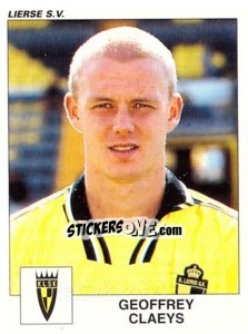 Sticker Geoffrey Claeys - Football Belgium 2000-2001 n. 234 - Panini