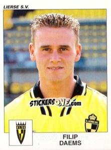 Sticker Filip Daems - Football Belgium 2000-2001 - Panini