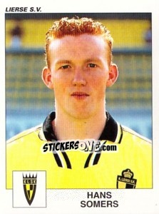 Sticker Hans Somers - Football Belgium 2000-2001 - Panini