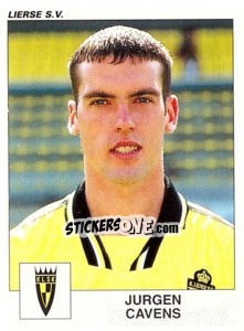 Sticker Jurgen Cavens - Football Belgium 2000-2001 - Panini