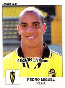 Sticker Pedro Miguel Pepa - Football Belgium 2000-2001 - Panini