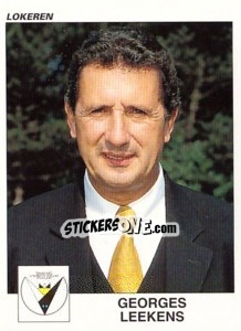 Figurina Georges Leekens - Football Belgium 2000-2001 - Panini