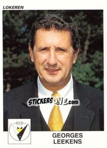Cromo Georges Leekens - Football Belgium 2000-2001 n. 249 - Panini