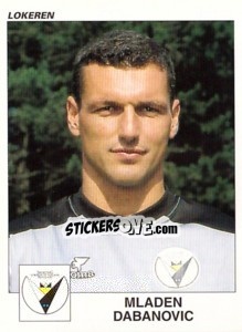 Cromo Mladen Dabanovic - Football Belgium 2000-2001 - Panini