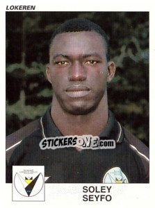 Cromo Soley Seyfo - Football Belgium 2000-2001 - Panini