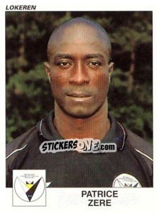 Figurina Patrice Zere - Football Belgium 2000-2001 n. 253 - Panini