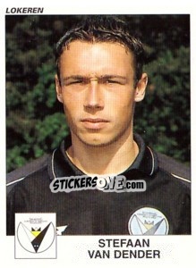Sticker Stefan Van Dender - Football Belgium 2000-2001 - Panini