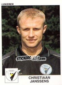 Sticker Christiaan Janssens - Football Belgium 2000-2001 - Panini