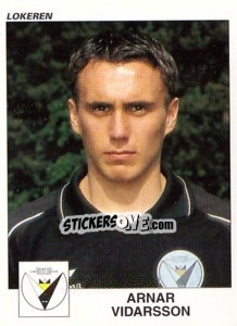 Sticker Arnar Vidarsson - Football Belgium 2000-2001 - Panini