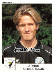 Sticker Arnar Gretarsson - Football Belgium 2000-2001 - Panini