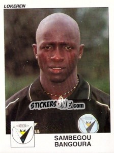 Sticker Sambegou Bangoura - Football Belgium 2000-2001 - Panini