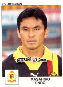 Figurina Masahiro Endo - Football Belgium 2000-2001 - Panini