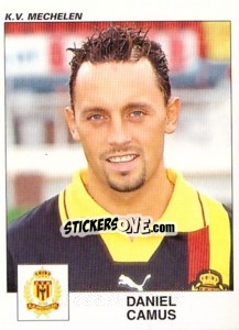 Sticker Daniel Camus - Football Belgium 2000-2001 - Panini